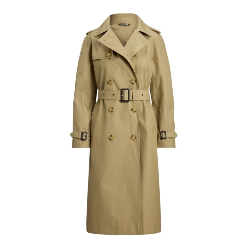 Ralph Lauren Brun Bl Db W Ns44 Trenchcoat