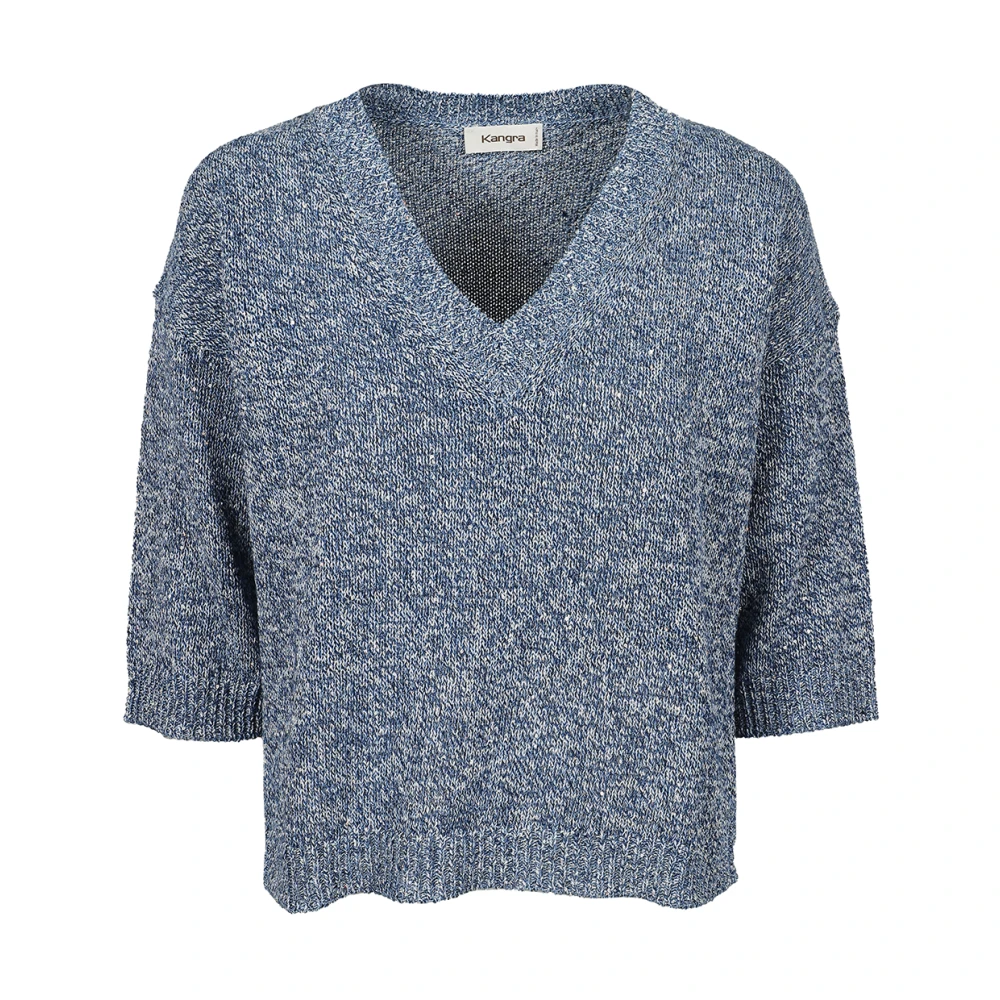 Knitwear > V-neck Knitwear - - Kangra - Modalova