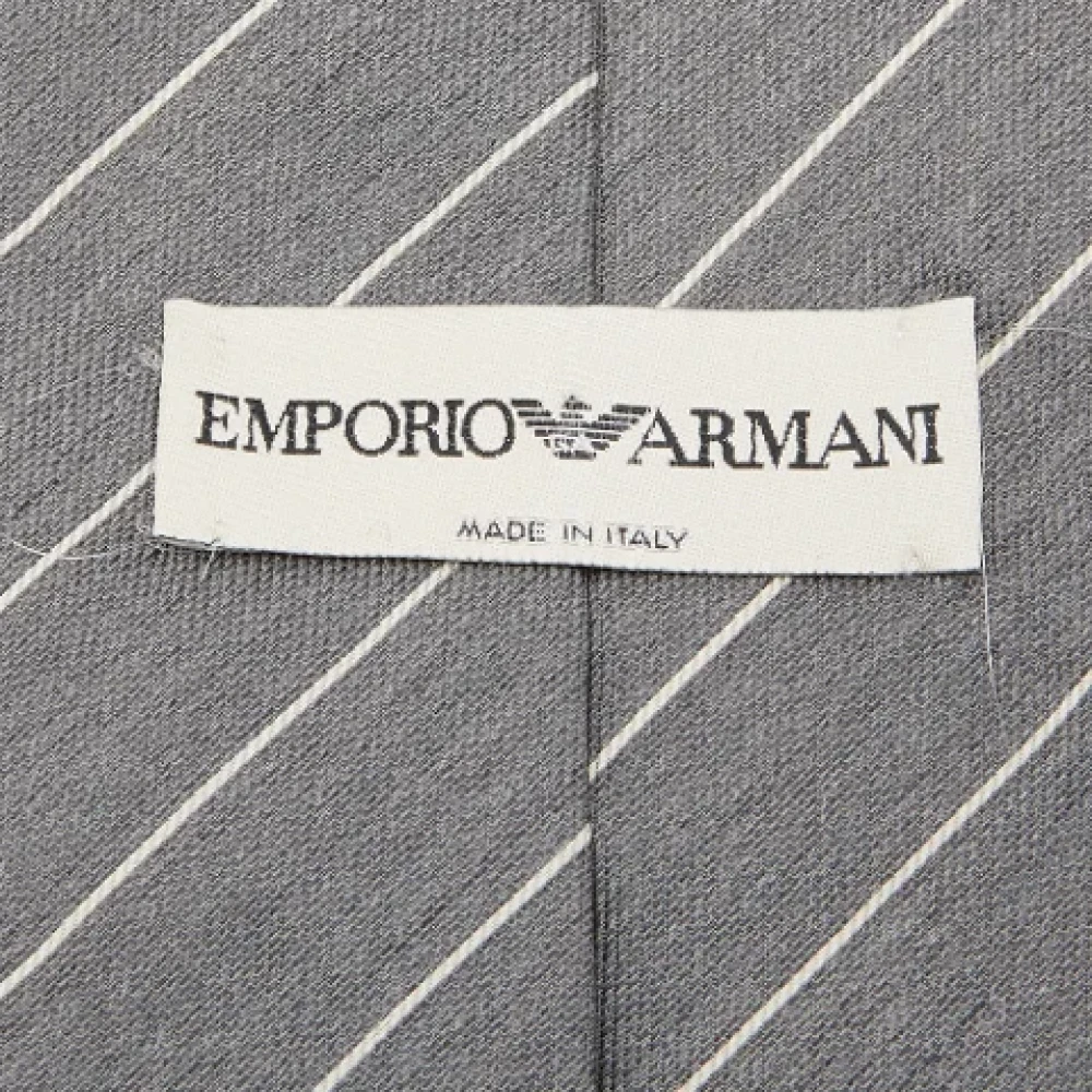 Armani Pre-owned Nylon home-office Gray Heren