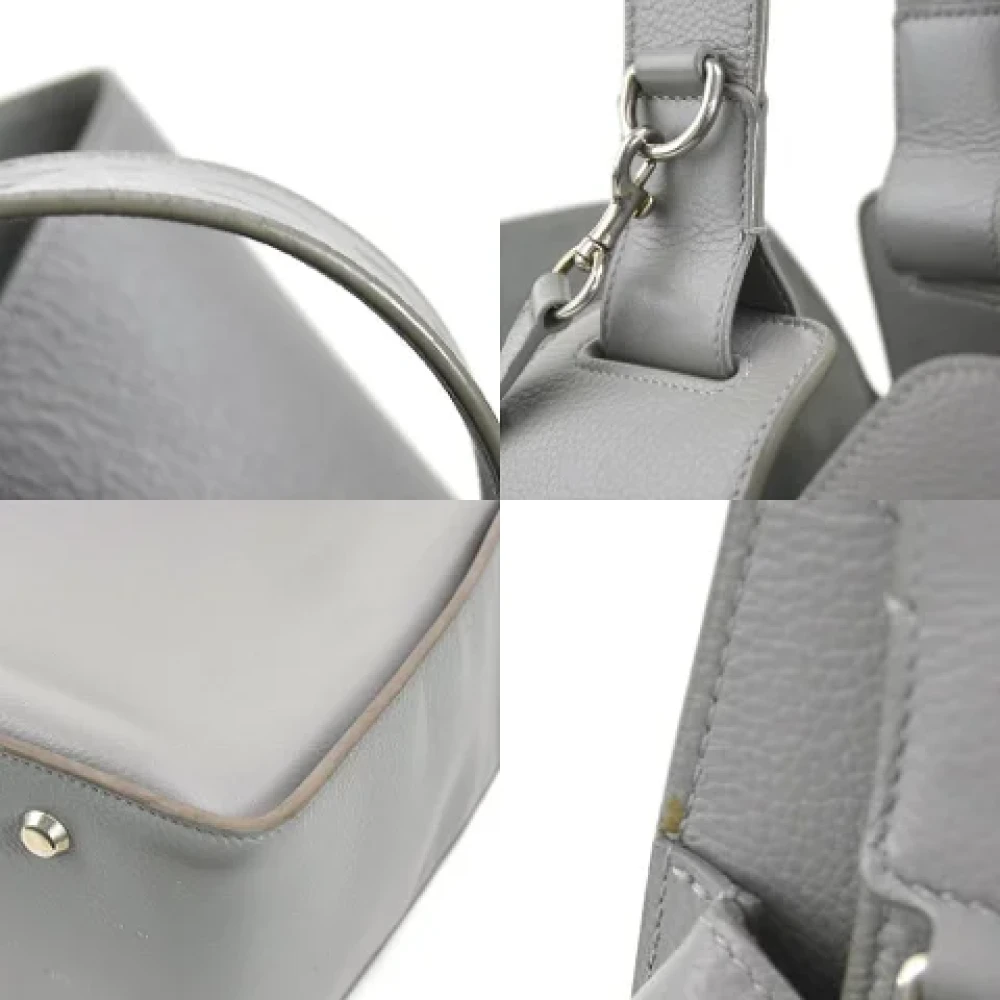 Balenciaga Vintage Pre-owned Leather balenciaga-bags Gray Dames