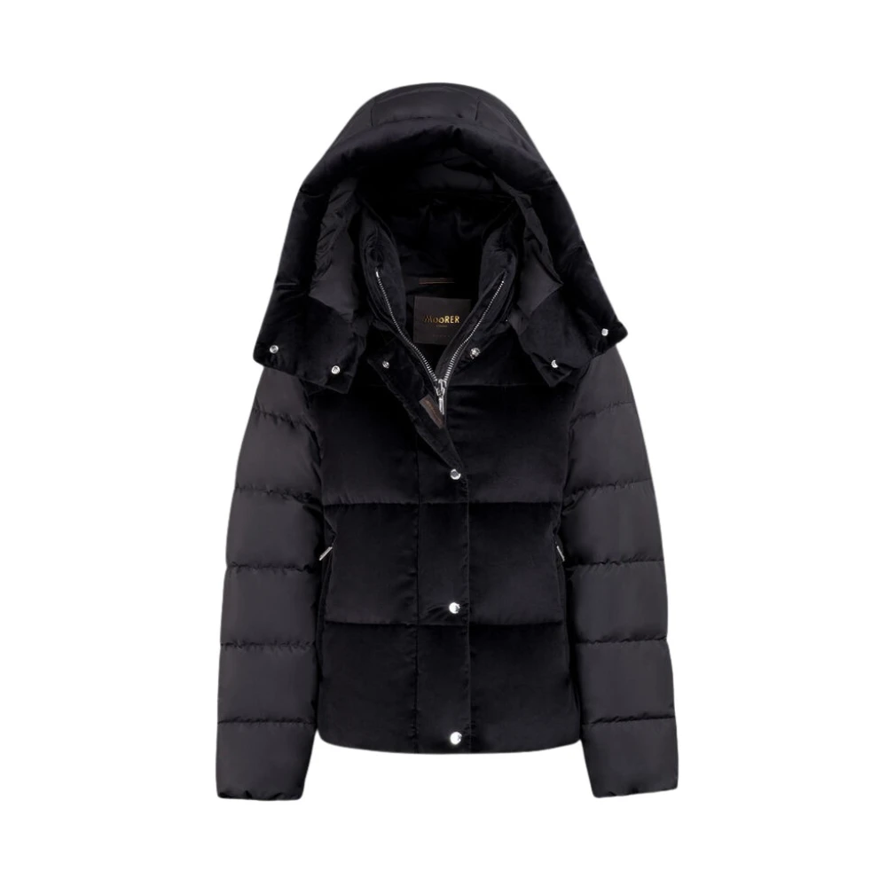 Moorer Women's Black Winter Jackets, Xs, Lavy-Ev Jacket