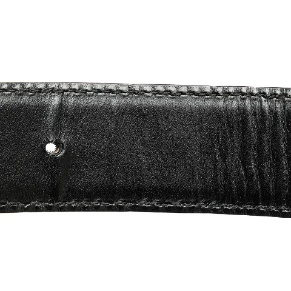 Gucci Vintage Pre-owned Leather belts Black Dames
