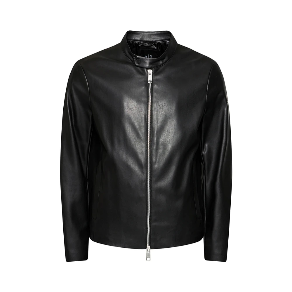 Armani Exchange Imitatie Lederen Jack Black Heren