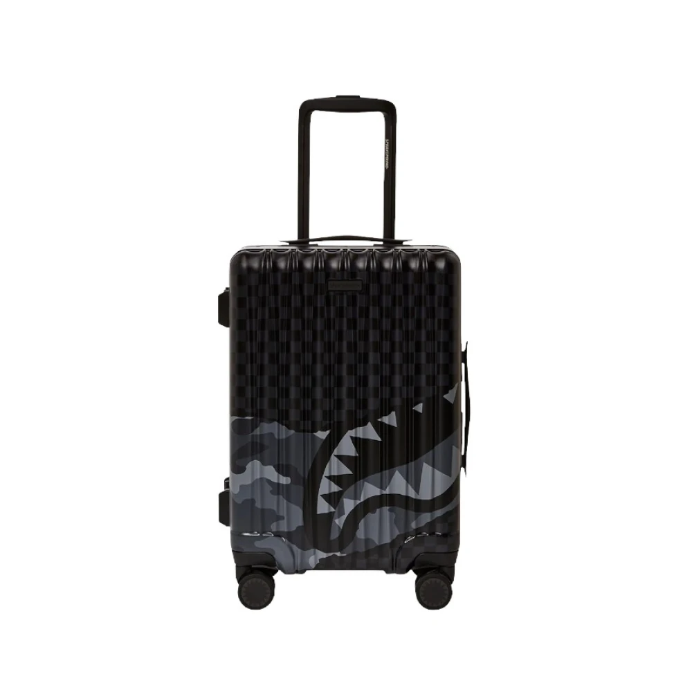 Sprayground Hardshell bagage met ritssluiting Black Unisex