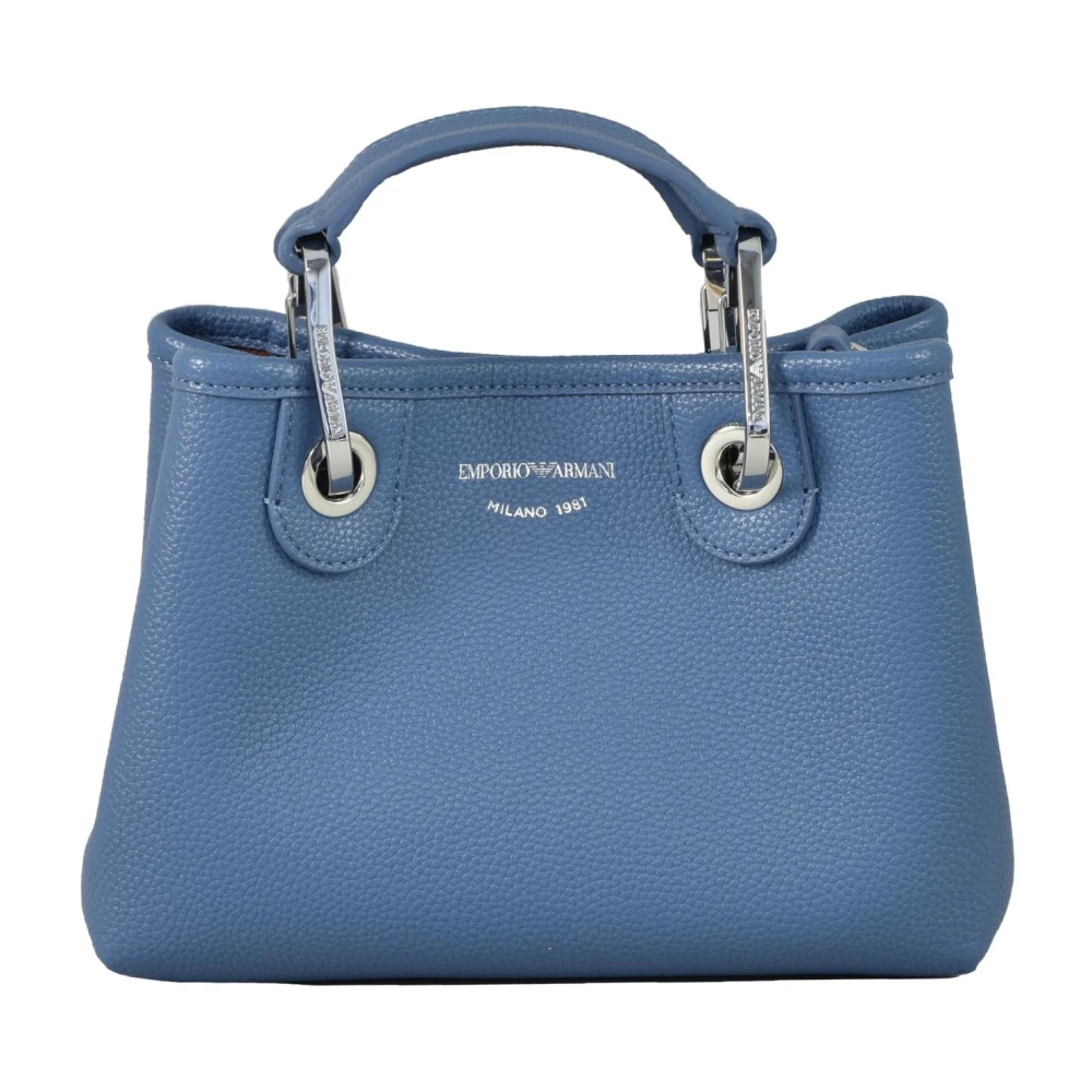Emporio Armani Stijlvolle PU-tas Blue Dames