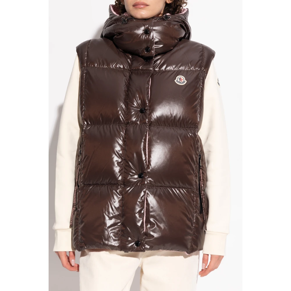 Moncler Donsvest 'Luzule' Brown Dames