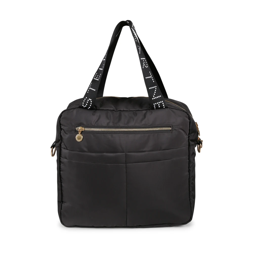 Stella Mccartney Gewatteerde Zwarte Verzorgingstas met Accessoires Black Unisex