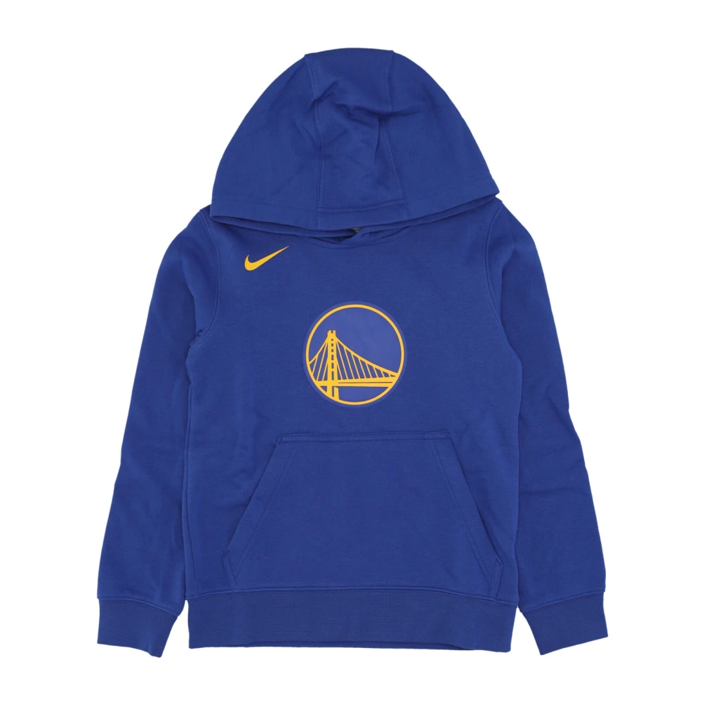 Nike NBA Club Logo Fleece Hoodie Blue Heren