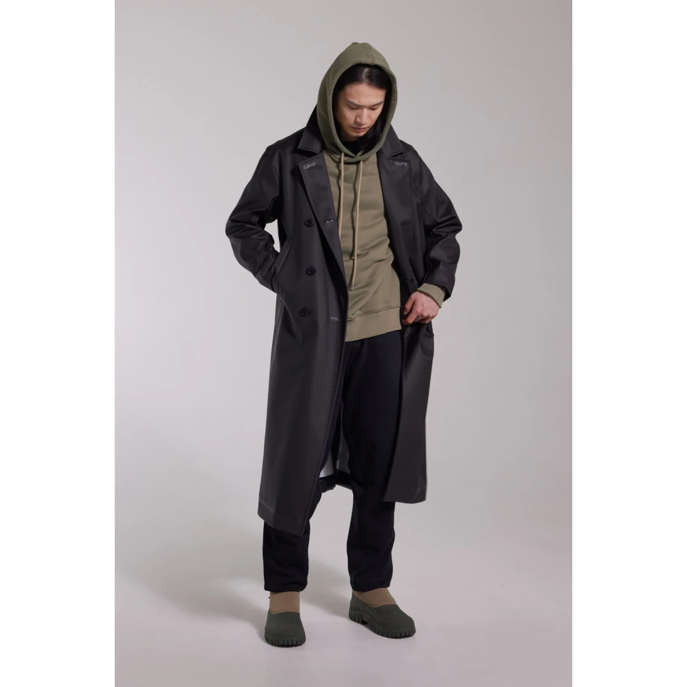 Stutterheim Waterdichte Dubbelrijige Overjas Black Heren