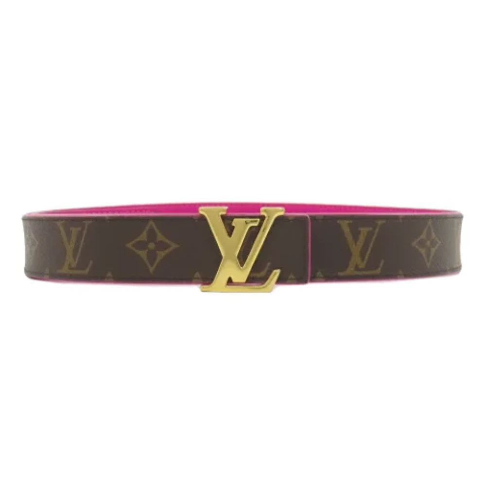 Louis Vuitton Vintage Pre-owned Leather belts Brown Dames