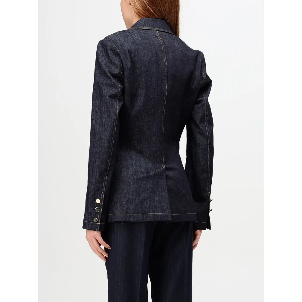 Liu Jo Denim jack met moderne stijl Blue Dames