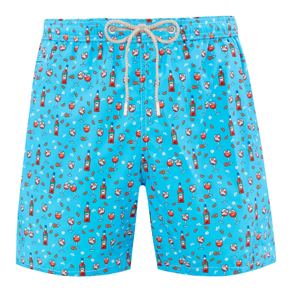 Mc2 Saint Barth Multicolor Beachwear, Male, 2XL, Lighting Micro Fantasy Sea Boxer