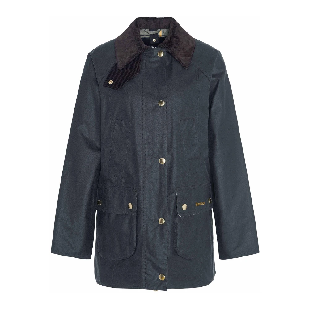 Barbour Moderne Beadnell Wax Jas Blue Dames