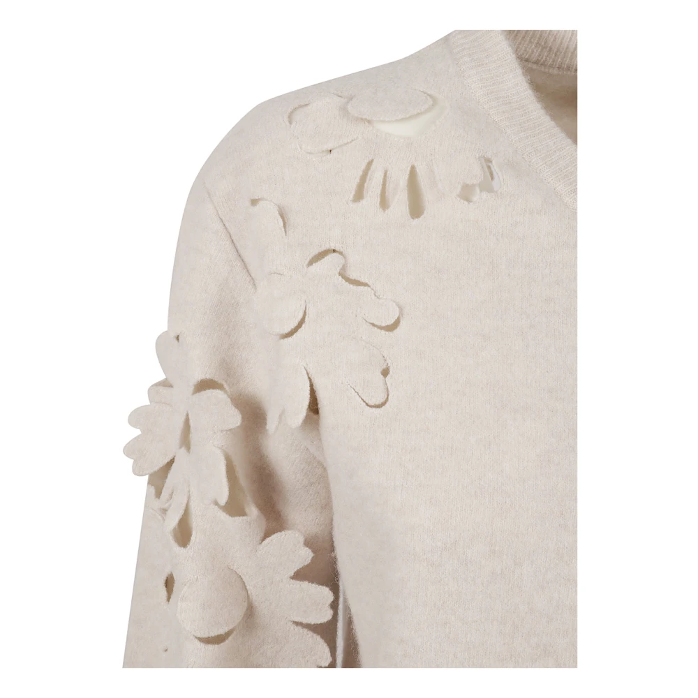 Burberry Stijlvolle Sweaters voor Vrouwen White Dames