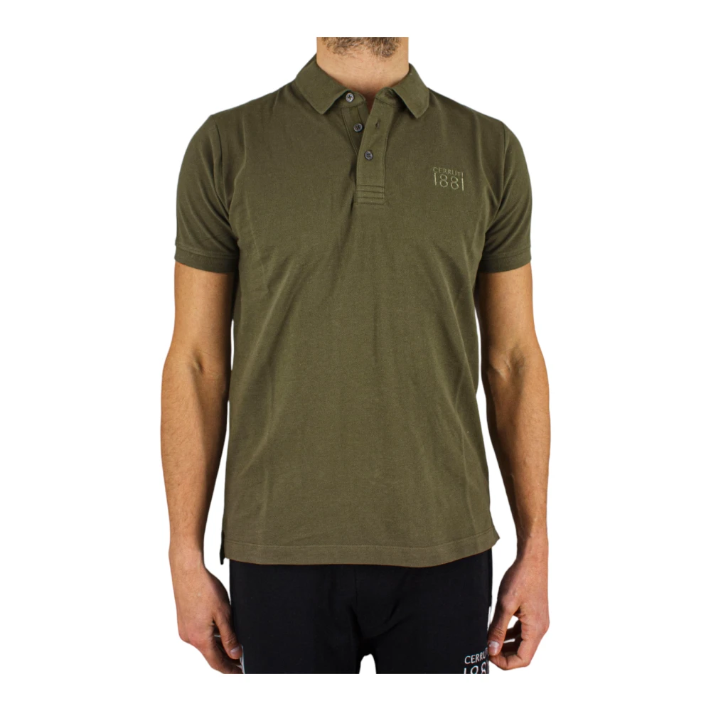 Cerruti 1881 Groene Polo Shirt Eduardo Green Heren