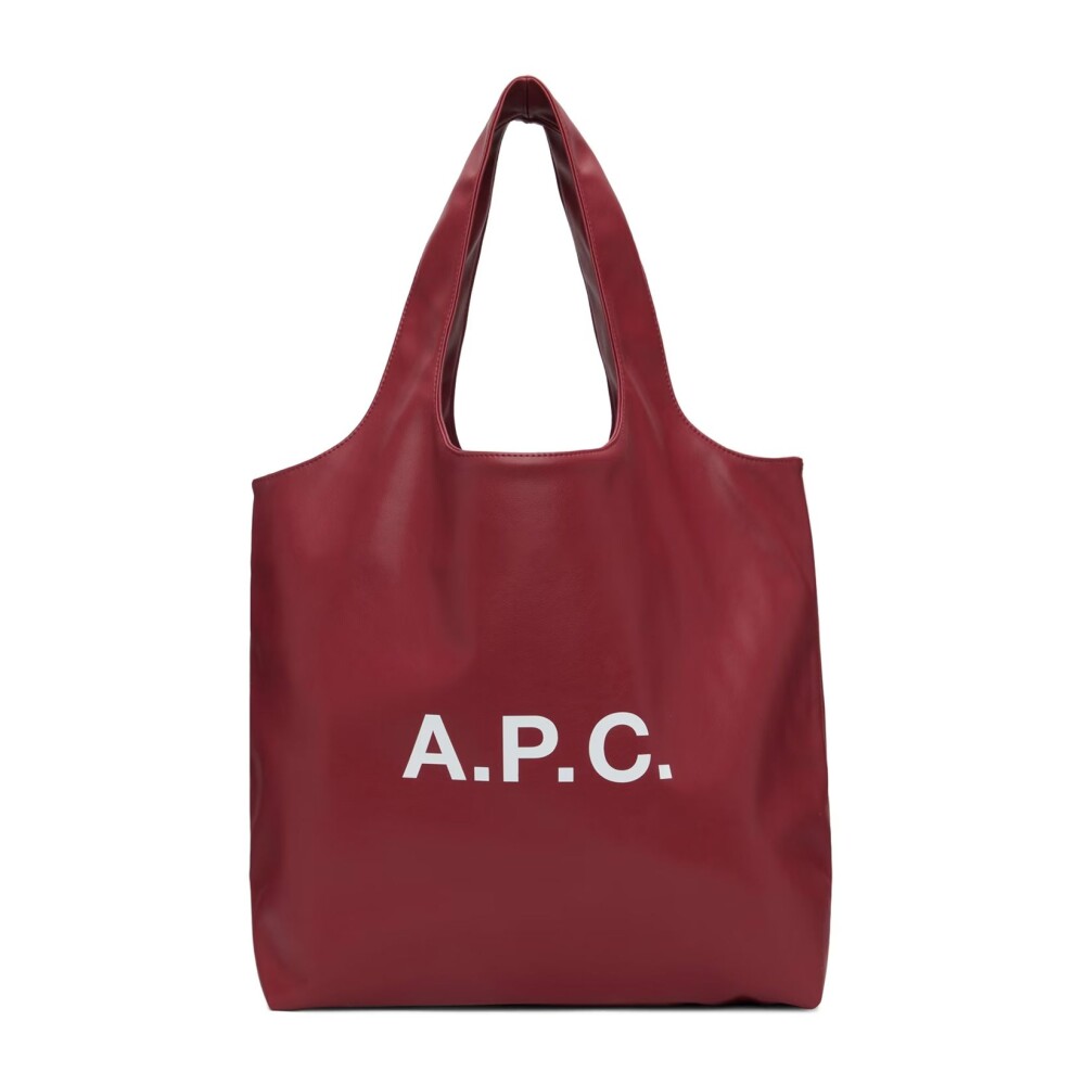 Rode Tas met Logo Print A.P.C. Heren Miinto.be