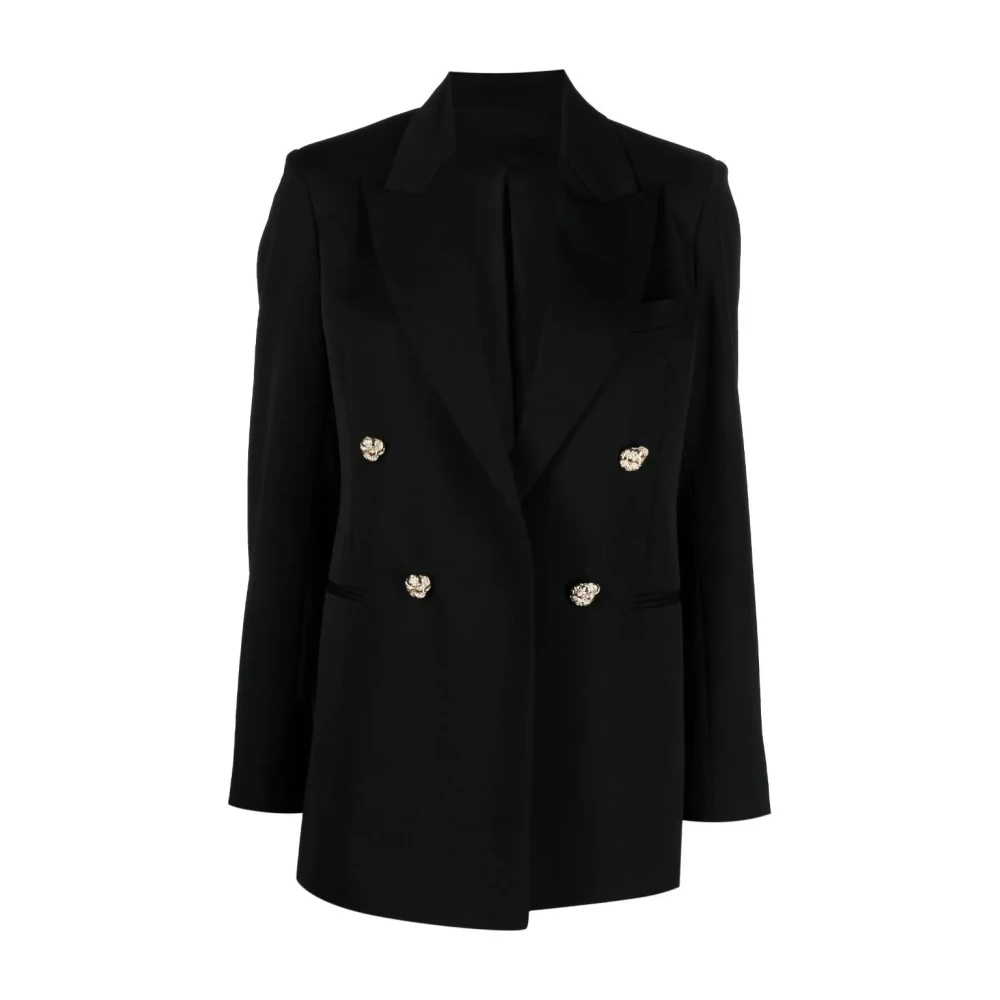 Lanvin Vrouw Zwart Double Breasted Jacket