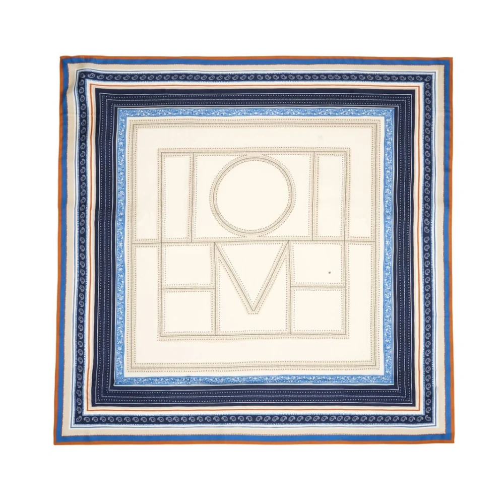 Totême Women's Blue Collector Scarf - Silk Scarves - One Size - Accessories