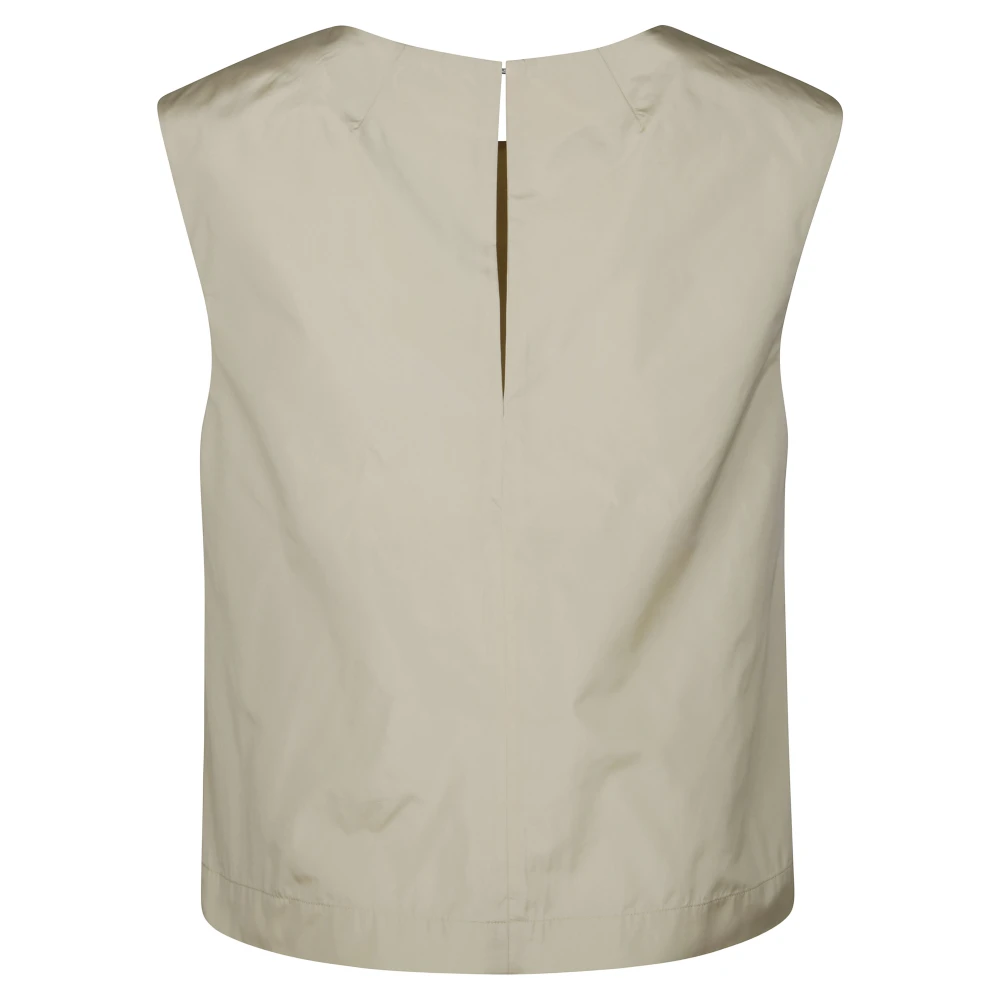 P.a.r.o.s.h. Elegante Zijden Blouse Beige Dames