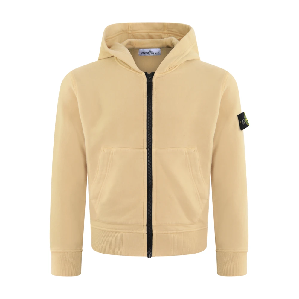 Stone Island Barn Sweatshirt för pojkar och flickor Beige, Unisex