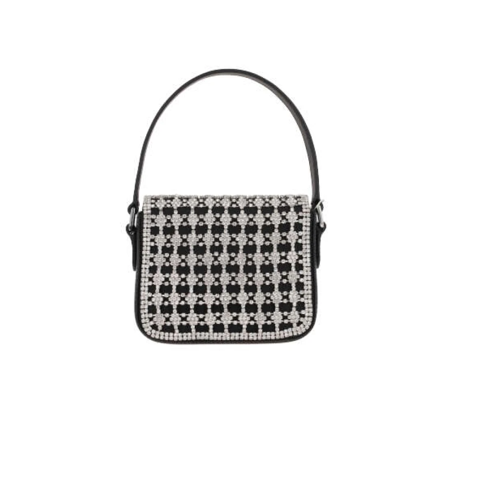 Self Portrait Metalen Mesh Handtas met Kristalstrik Multicolor Dames