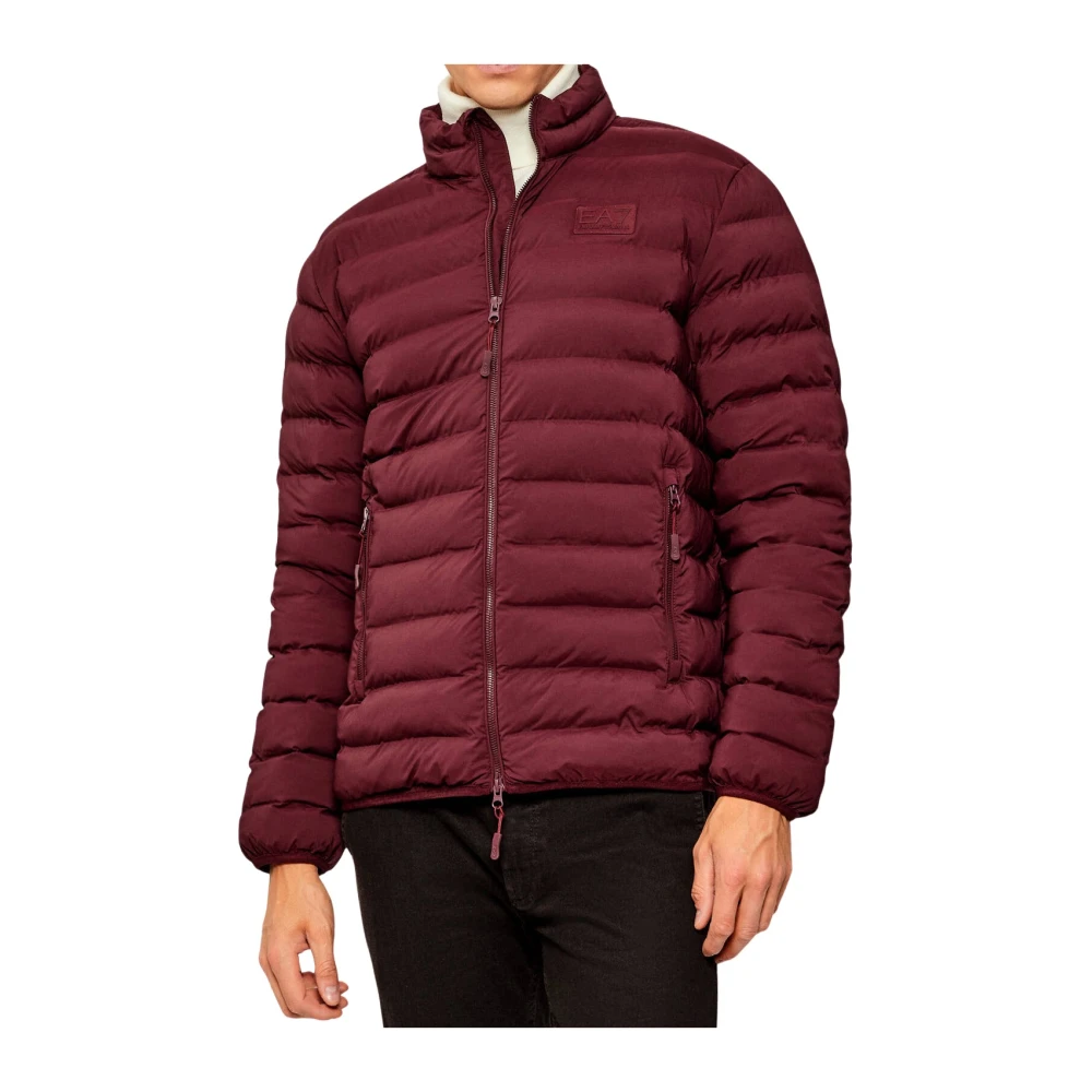 Emporio Armani Ea7 Herren Rot Ea7 Coats Bordeaux