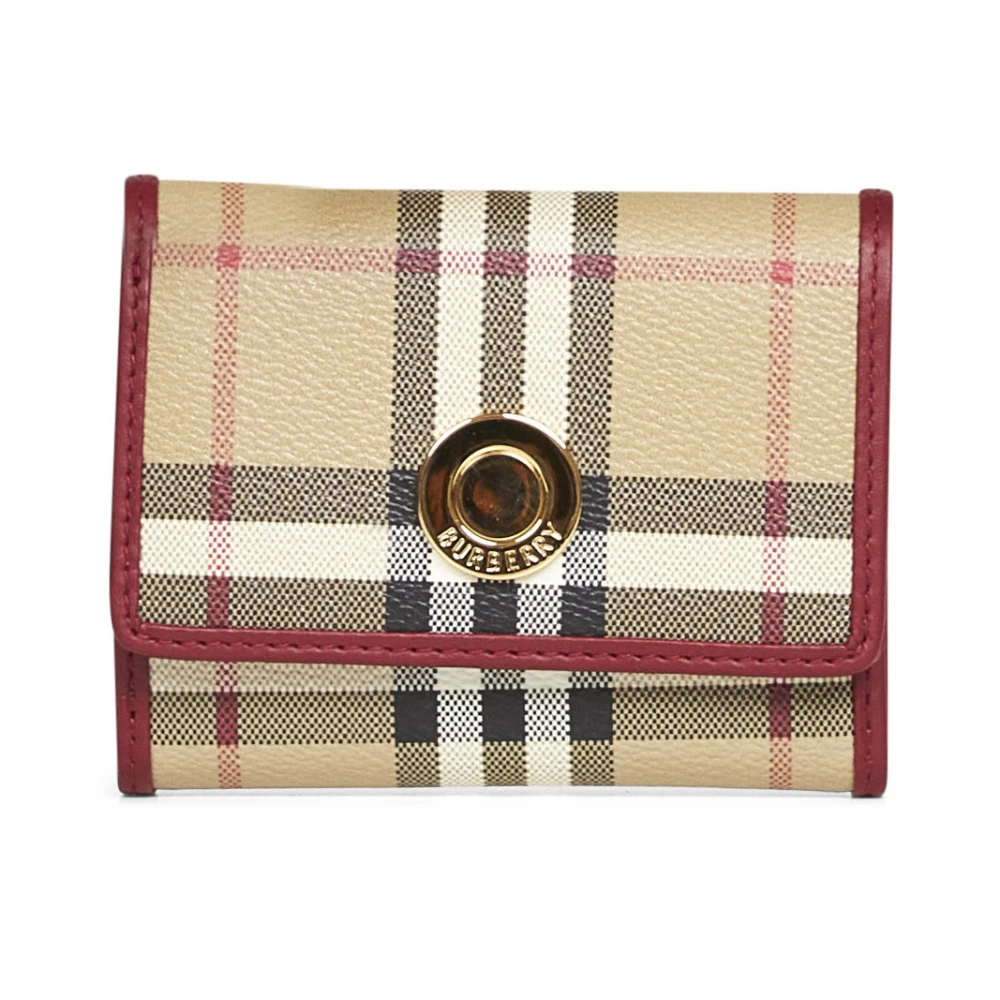 Burberry Beige Wallets & Cardholders, Female, One Size, Foldover Wallet