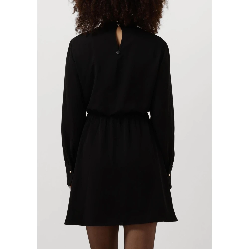 Liu Jo Zwarte Cut Out Jurk Black Dames