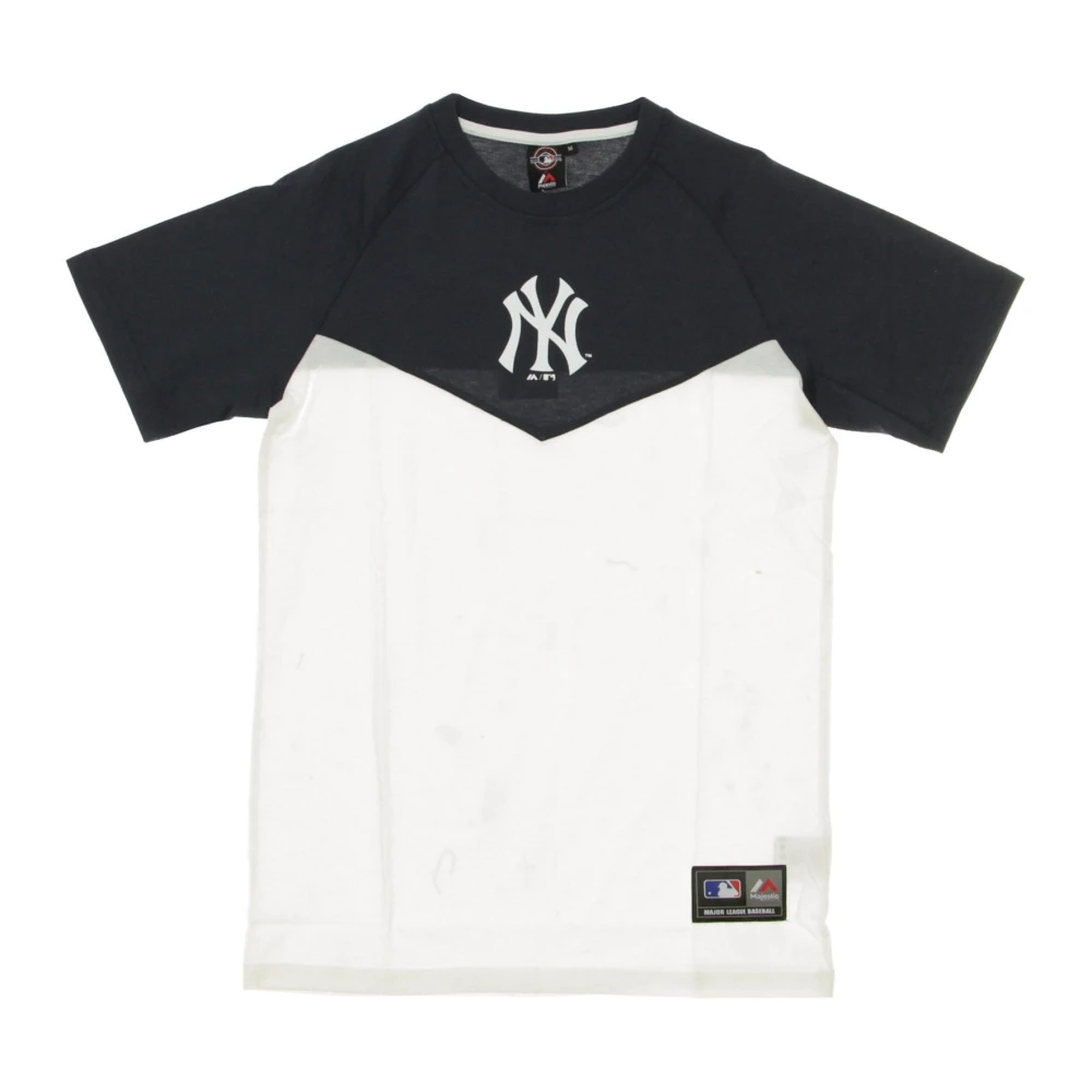Majestic filatures Lange Heren T-shirt in Originele Teamkleuren White Heren