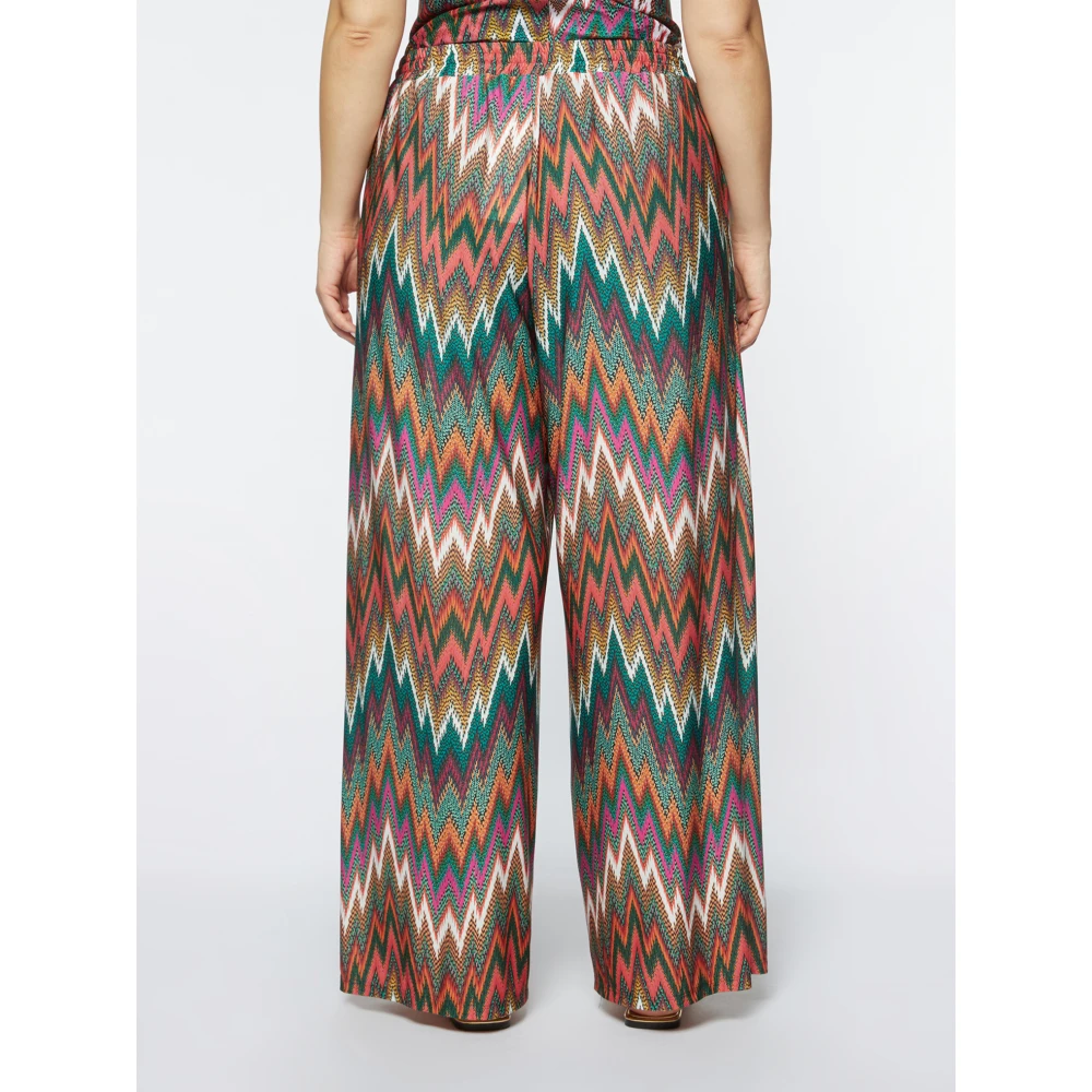 Fiorella Rubino Gedrukte Strandbroek Multicolor Dames