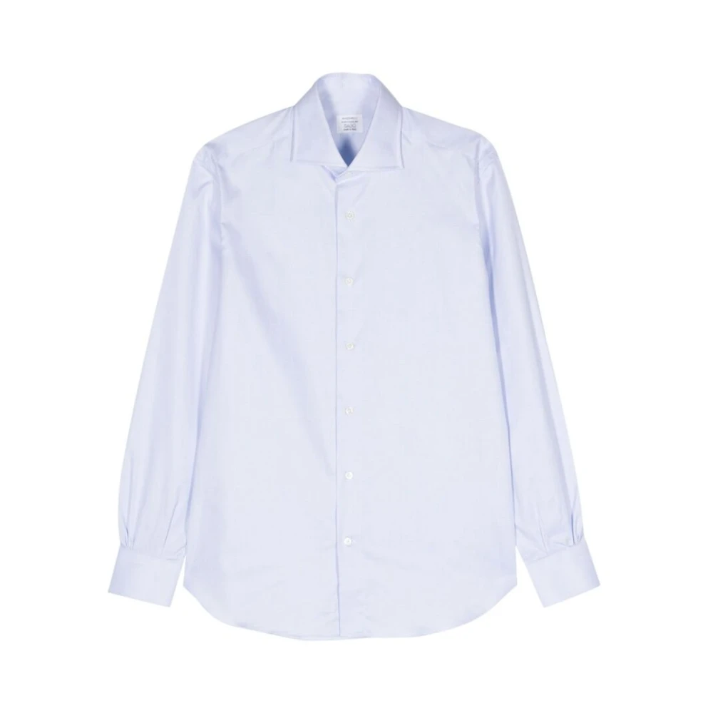 Mazzarelli Casual Shirts Blue Heren