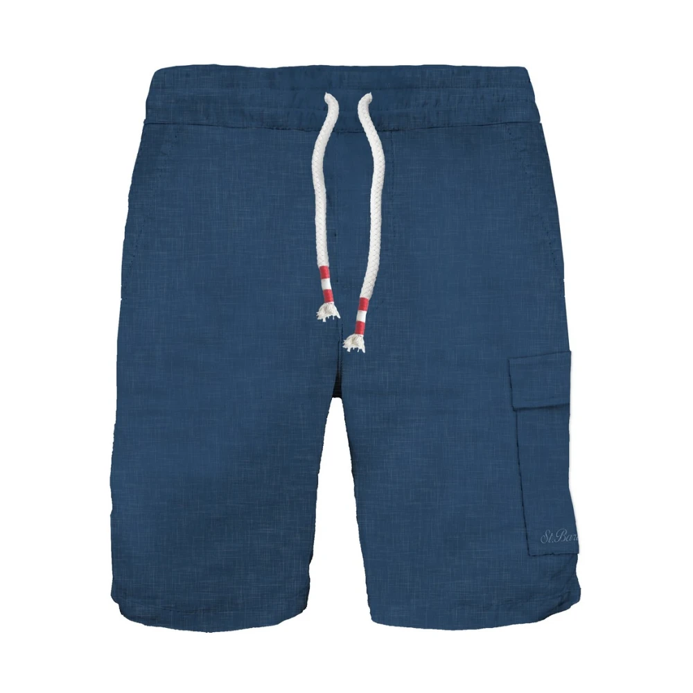 Mc2 Saint Barth Men's Blue Casual Shorts,, Stylish Shorts For Small