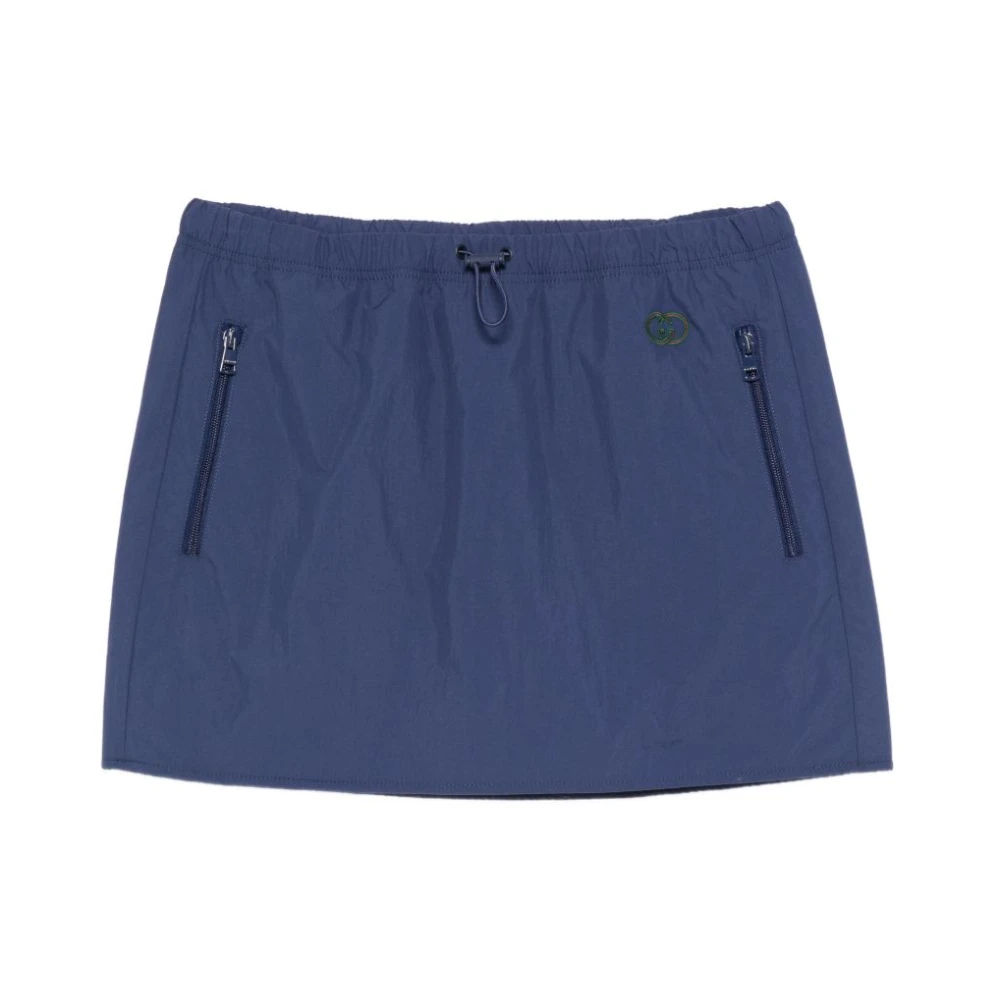 Gucci Women's Blue Short Skirts, L, Short Skirt