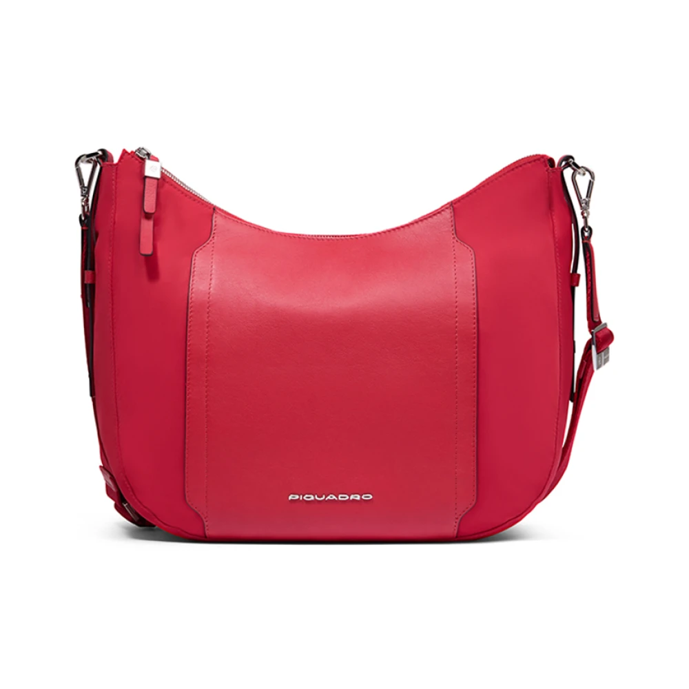 Piquadro Women's Red Shoulder Bag With Ipad® Compartment And Rfid Protection - Cross Body Bags - One Size - Bags