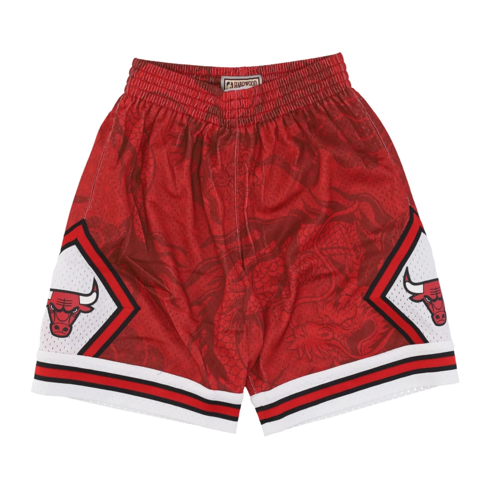 Mitchell & Ness NBA Asian Heritage Fashion Swingman Shorts Red Heren