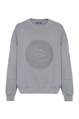 Broderad Médaie sweatshirt