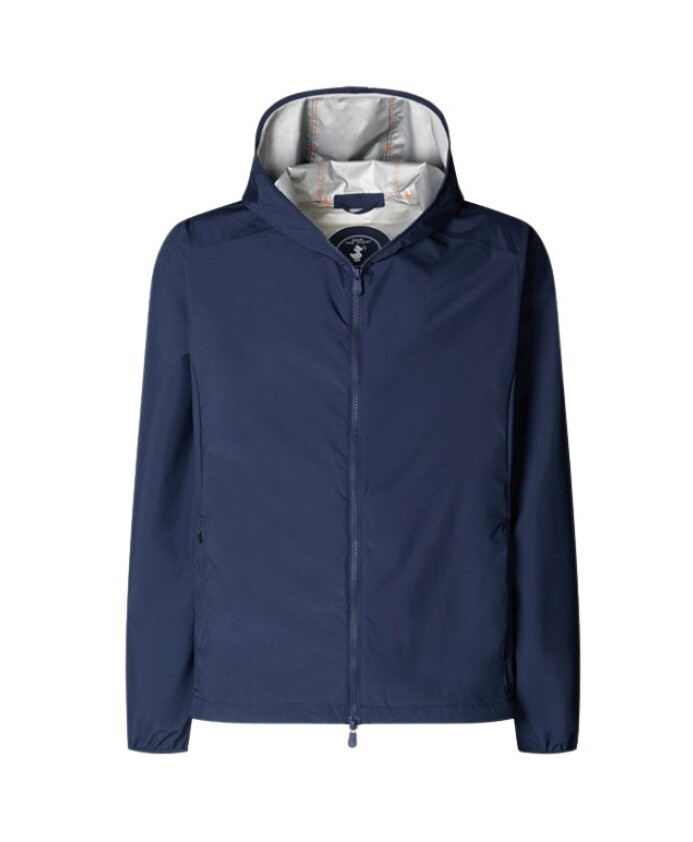 veste-a-capuche-bleue-zayn-avec-feuille