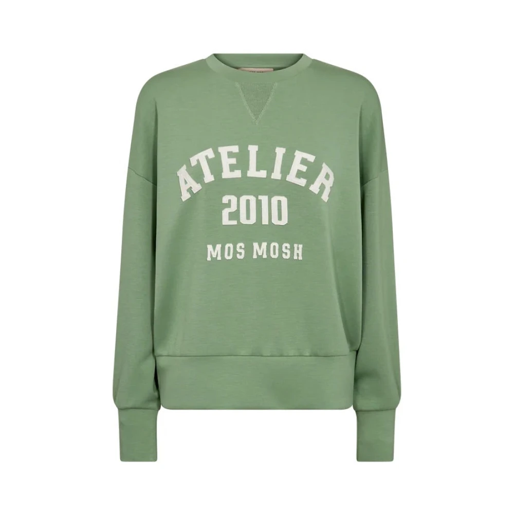 Mos Mosh Women's Green Sweatshirts, Xs, Mmnima O-Ls Sweatshirt