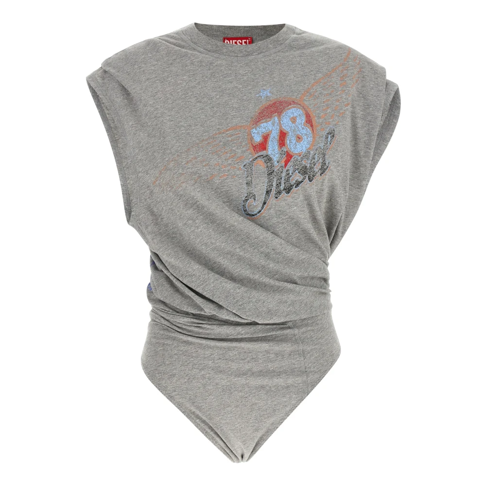 Diesel , Full-Body, Female, Gray, M, T-Noby Bodysuit