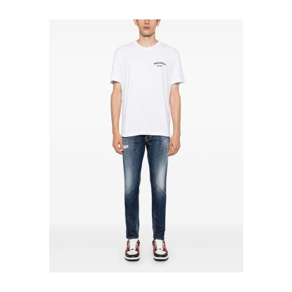 Dsquared2 Stijlvolle Denim Jeans Blue Heren