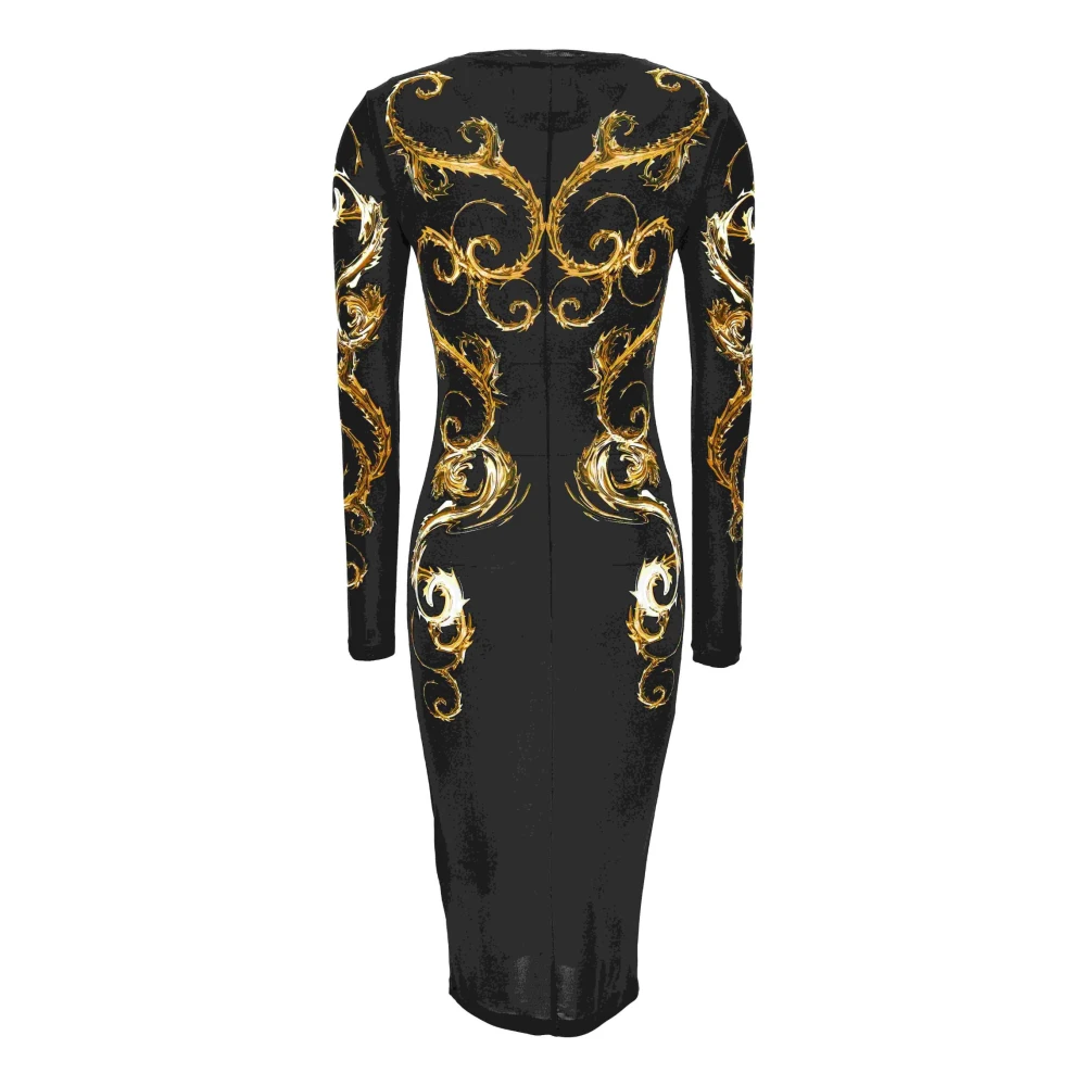Versace Jeans Couture Jurken Black Dames
