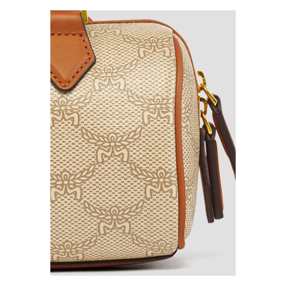 MCM Ella Boston in Lauretos Beige Dames