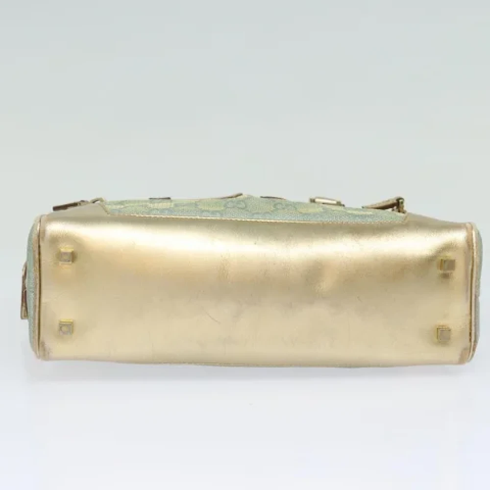 Gucci Vintage Pre-owned Canvas gucci-bags Blue Dames