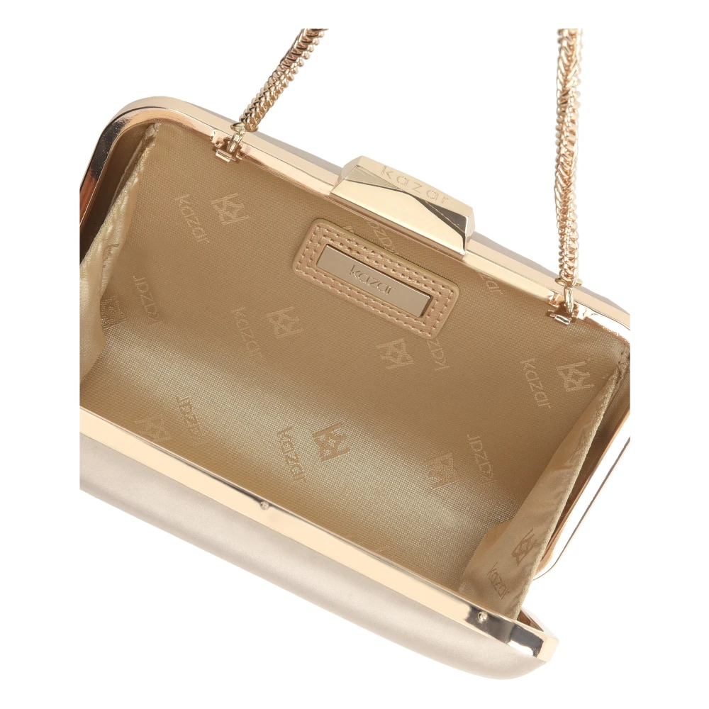 Kazar Beige trouwtas in de vorm van een stijve doos Beige Dames