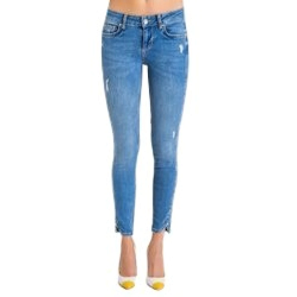 Liu Jo Blauwe Jeans Slim Fit Lente Zomer Collectie Blue Dames