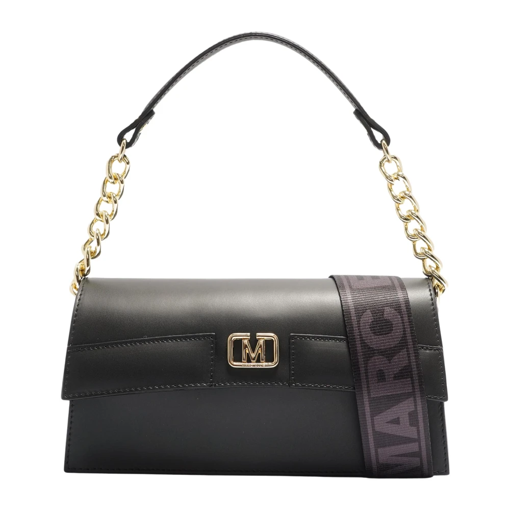 Marc Ellis Zwarte Clutch Tas met Kettingband Black Dames