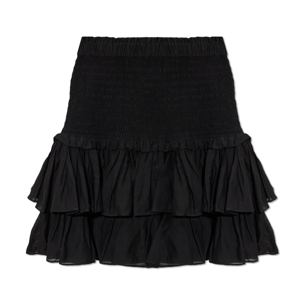 Marant Étoile Women's Black Short Skirts, M, Naomi Skirt