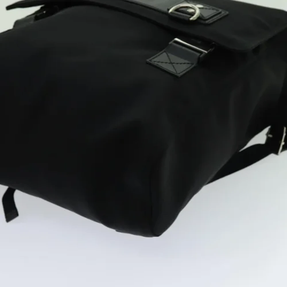 Gucci Vintage Pre-owned Nylon backpacks Black Dames
