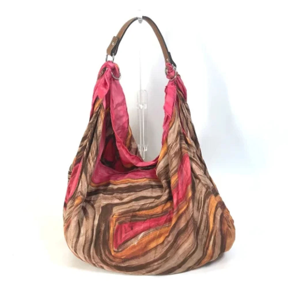 Celine Vintage Pre-owned Fabric celine-bags Pink Dames