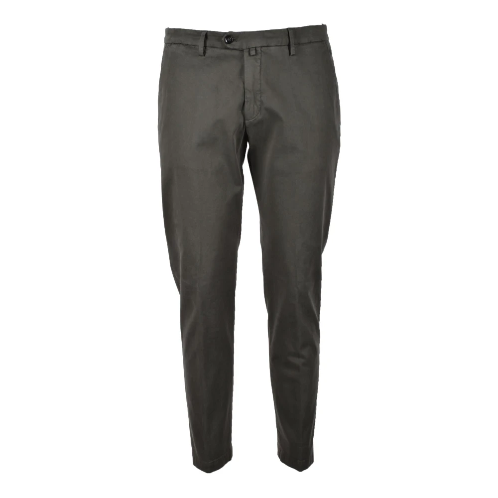 Briglia Katoen Elastaan Broek Green Heren